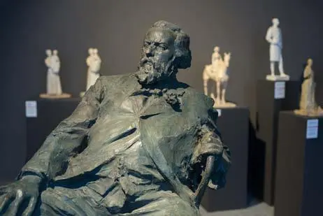 Князь Лев Сергеевич Голицын скульптура Паоло Трубецкого Музей пейзажа в - фото 16