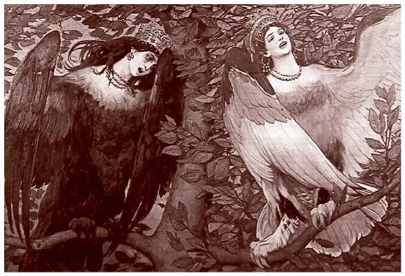 Сирин и Алконост Картина В Васнецова 1896 г Государственная - фото 89