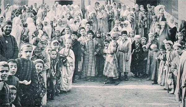 Справа Еврейская свадьба в Бухаре Почтовая открытка Берлин Феникс 1900е - фото 7