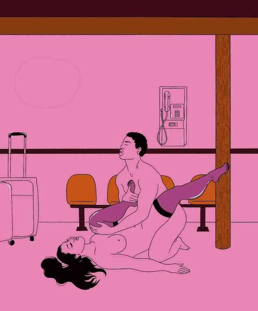 Guide each other through pressure and counterpressure in a reclining dance - фото 100
