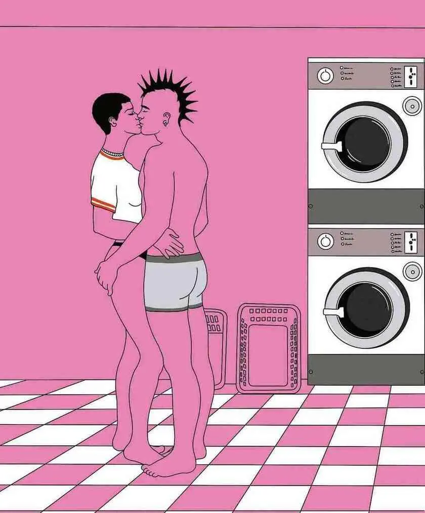 DAY 136 the trembling kiss A light exploratory kiss save your tongue for - фото 143