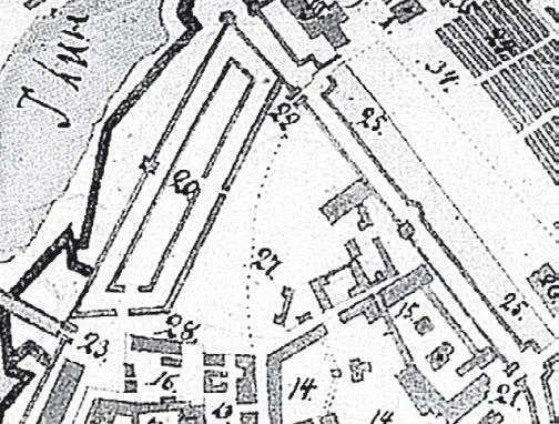 Сенат на плане Кремля 1826 года Местность между Никольской и Чудовской - фото 3
