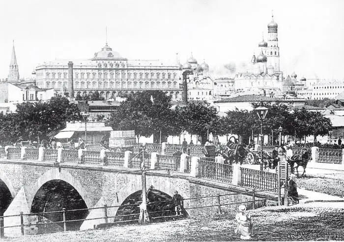 Малый Каменный мост Открытое письмо начала XX века Фототипия Шерер - фото 58