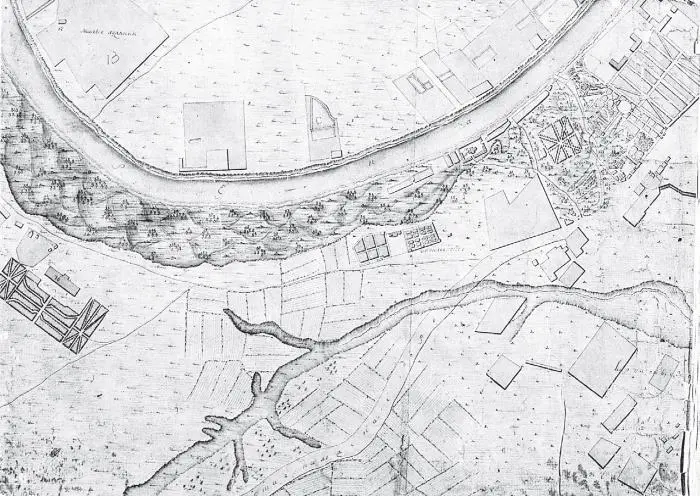 Воробьевы горы и Лужники на плане Москвы СМ Горихвостова 17671768 На - фото 197