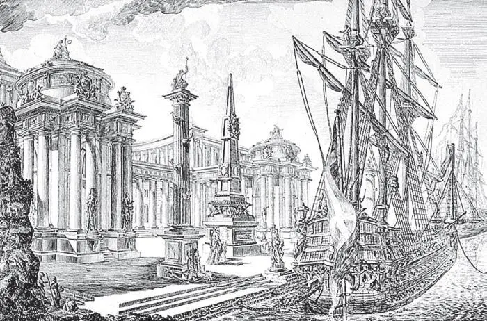Ходынские павильоны с югозападной стороны Рисунок МФ Казакова 1775 - фото 310
