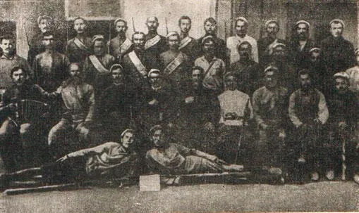 Отряд Чанышева в Джаркенте 1918 г В это время под руководством Председателя - фото 9