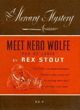 Rex Stout Nero Wolfe 01 - Fer-de-Lance обложка книги