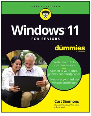 Curt Simmons Windows 11 For Seniors For Dummies обложка книги