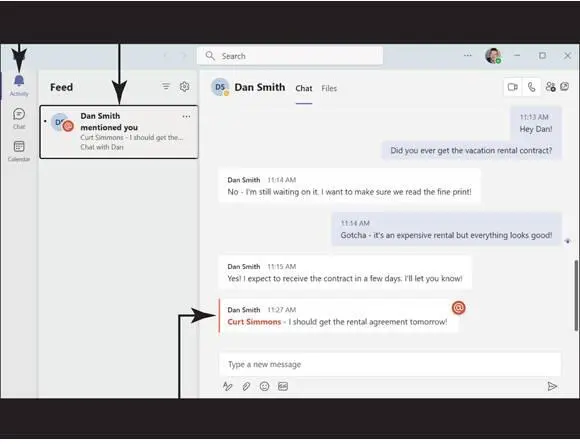 FIGURE 88 FIGURE 89 Manage Chats In Teams select Chat on the - фото 326