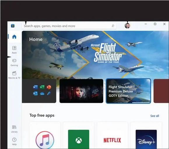 FIGURE 101 In the Top Free dropdown menu select Top Free to see apps that - фото 386