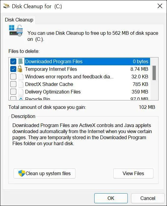 FIGURE 1313 Select the types of files you want deleted and then select the - фото 521