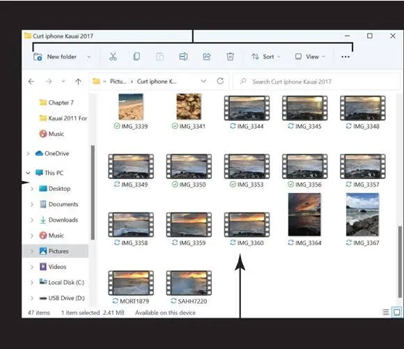 FIGURE 155 Select This PC on the left side of the File Explorer window and - фото 565