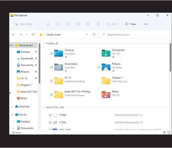 FIGURE 157 Select a folder that you access frequently For example if youre - фото 570