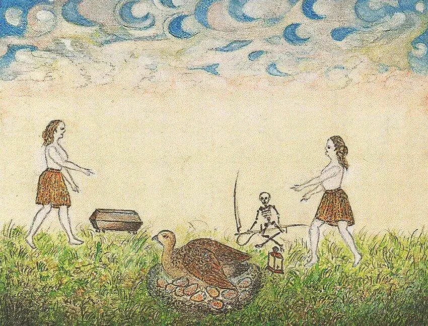 Иллюстрация IX Вверху Задумчивая куропатка или Господствующий грех Генрих - фото 75