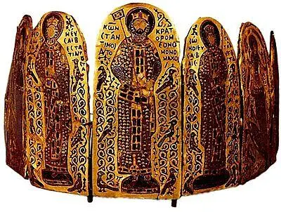 Венец королевы Анастасии Ярославны Подарок императора Константина IX Мономаха - фото 35
