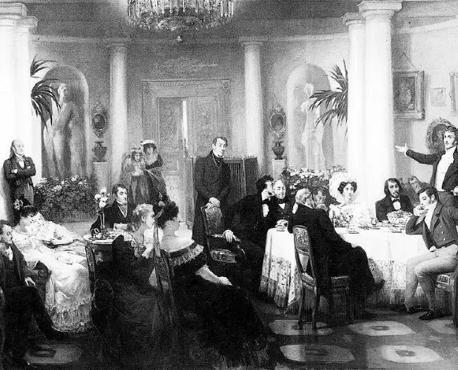 В салоне Зинаиды Волконской 1907 Фрагмент Г Г Мясоедов А однажды в - фото 14