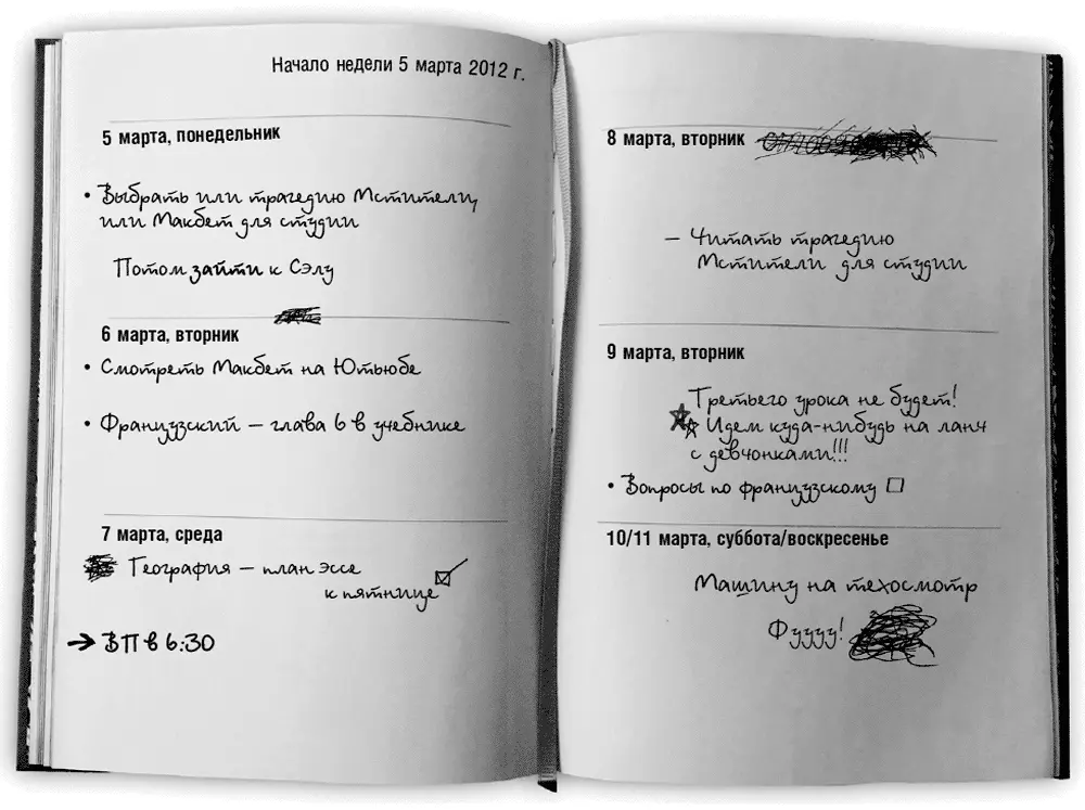 Разворот от начала марта тоже весьма занимателен Ряд цифр накарябанный прямо - фото 5