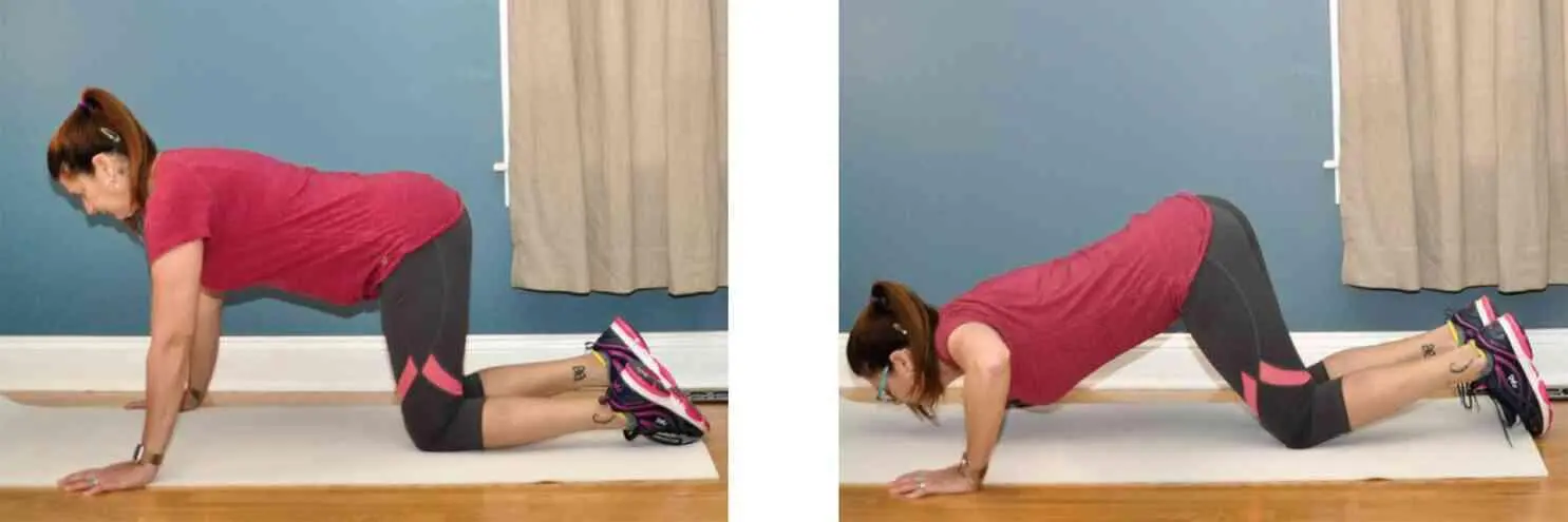 CHEST PRESSES Lie down with the knees bent and hold weights in both hands - фото 53