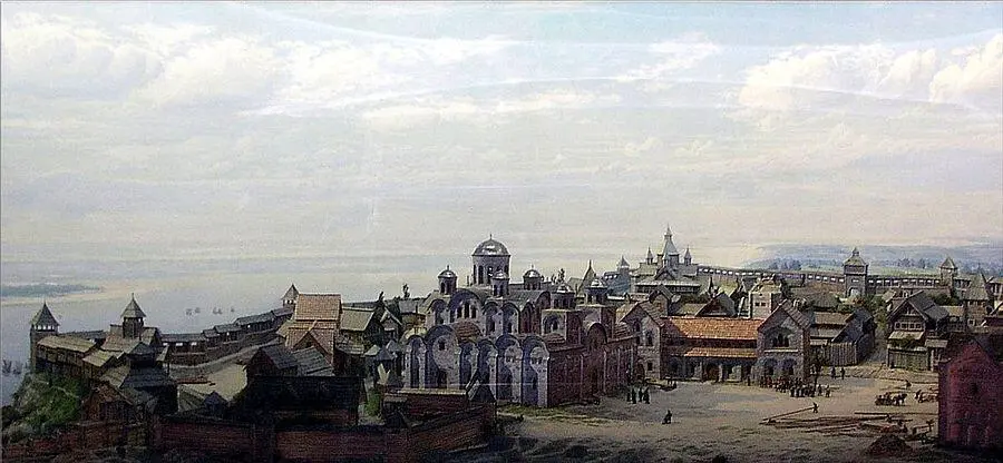 Город Владимира в конце X в Диорамареконструкция АВ Казанского - фото 12