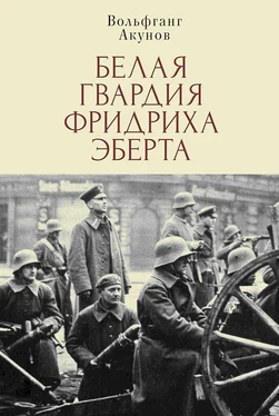 Вольфганг Акунов Белая гвардия Фридриха Эберта обложка книги