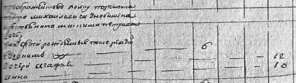 1069 Преображенскаго полку подпоручика Петра Михайлова Ознобишина крестьянина - фото 335