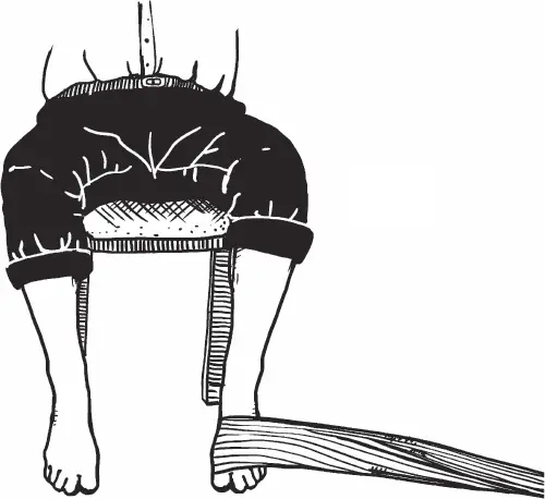 Рис 60 3 Упражнение со жгутом резиновым эспандером Пятка остается на месте - фото 60