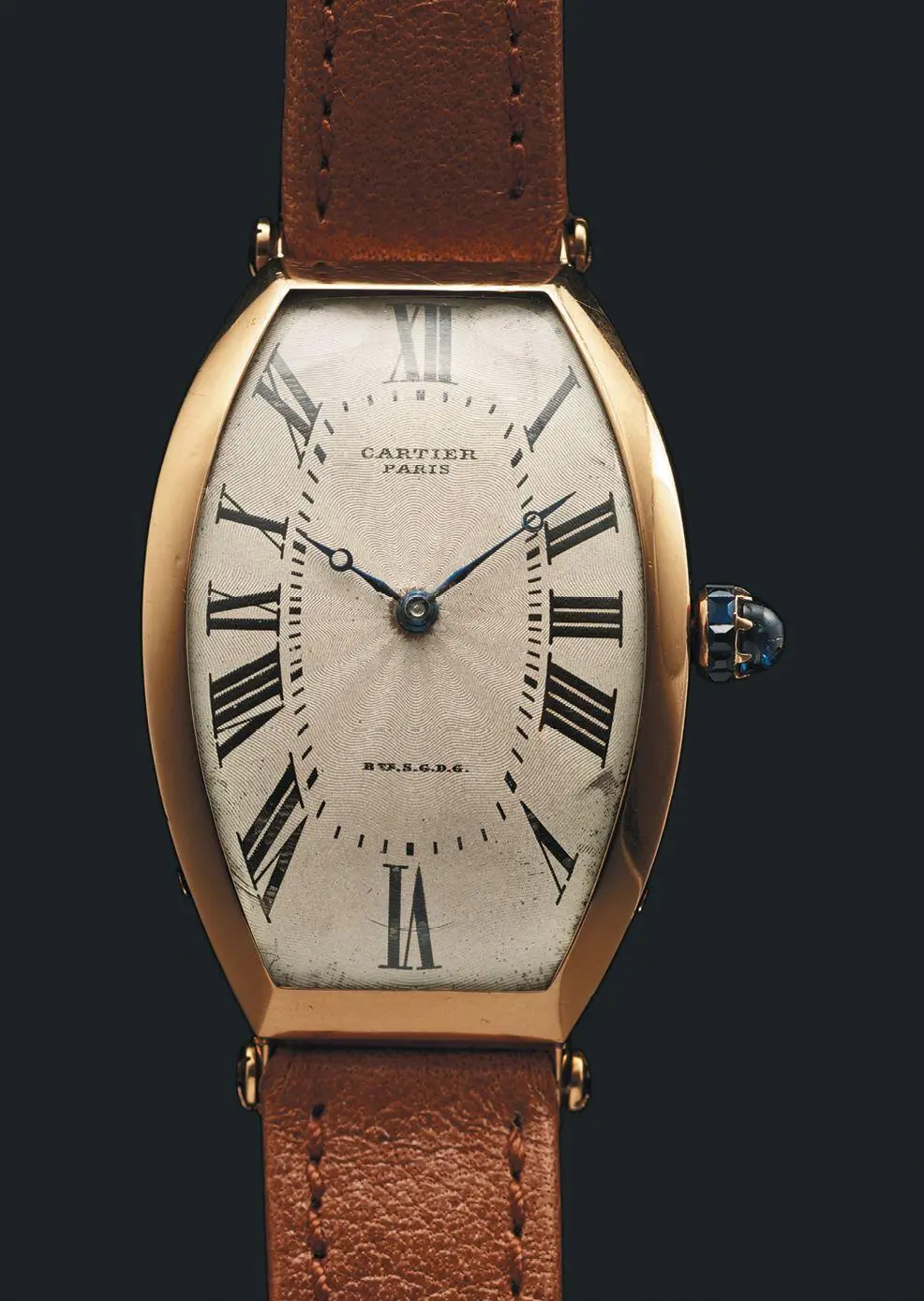 ЧАСЫ КОНСТАНТИНА ПЕРВОГО CARTIER TONNEAU Эти часы из желтого и розового - фото 12