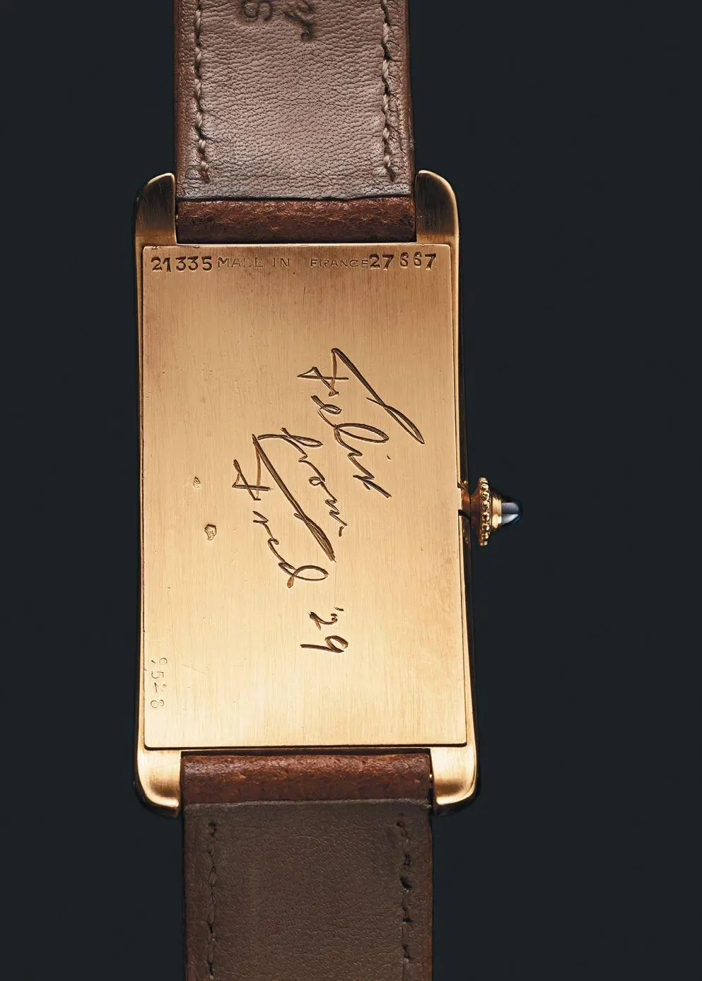 CARTIER ФРЕДА АСТЕРА Фред Астер подарил эти озорные часы Cartier Tank Cintrée - фото 17