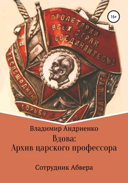 Владимир Андриенко Сотрудник Абвера. Вдова: Архив царского профессора обложка книги