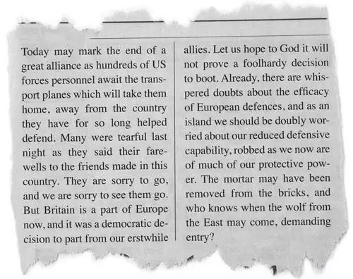 Editorial in London Herald 15 July 1990 1 He watched the planet earth on - фото 1