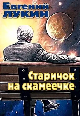 Евгений Лукин Старичок на скамеечке обложка книги