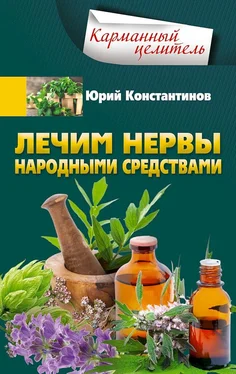 Юрий Константинов Лечим нервы народными средствами обложка книги