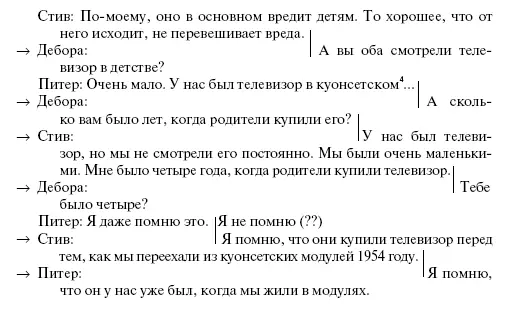 Как показано вертикальными линиями и стрелками в этой беседе много наложений и - фото 60
