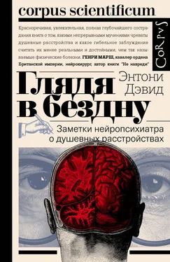 Энтони Дэвид Глядя в бездну. Заметки нейропсихиатра о душевных расстройствах обложка книги