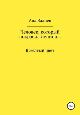 Аца Валиев Человек, который покрасил Ленина… В желтый цвет обложка книги