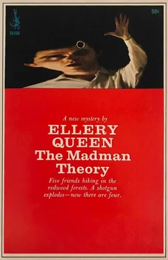 Эллери Куин The Madman Theory обложка книги