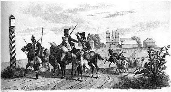 Около Козушина 11 июля 1812 года Художник ХВ Фабер дю Фор Вы обязаны - фото 27
