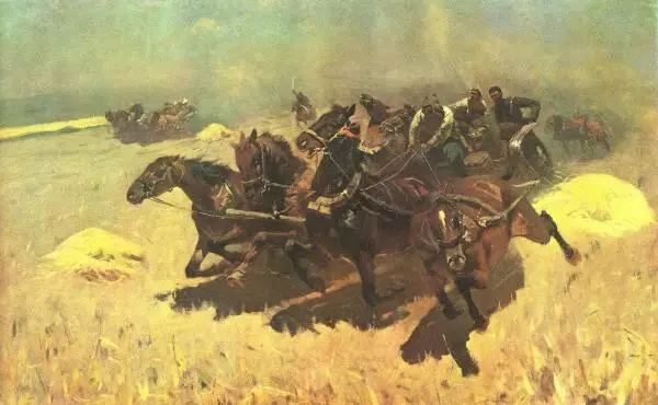 Тачанка 1925 г Фрагмент картины Тачанка Как же добился художник передачи - фото 11