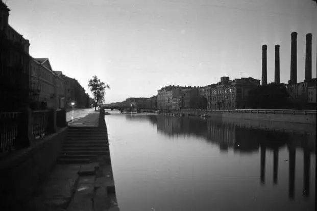 Фонтанка Печать с негатива 1964 Железнодорожный мост Печать с негатива - фото 7