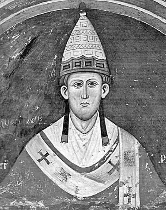 Папа Иннокентий III Фреска из Аббатства св схоластики Ок 1219 Но пока - фото 3
