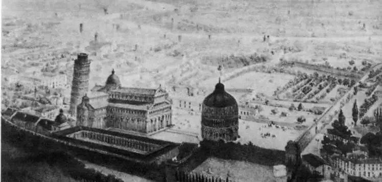 Пиза вид с Кампо Санто С картины Дж Арноута Тереза Гвиччиоли С рисунка - фото 100
