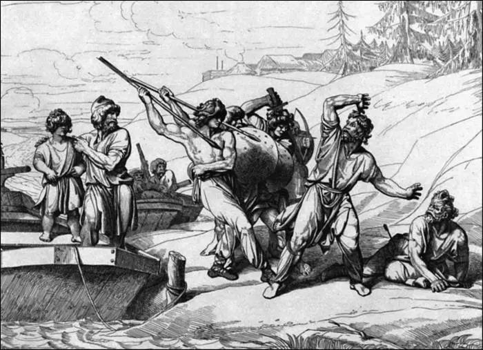 Смерть Аскольда и Дира Гравюра ФА Бруни 17991875 Как раз на этот вопрос - фото 7