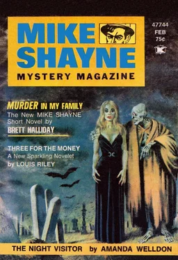 Бретт Холлидей Mike Shayne Mystery Magazine, Vol. 34, No. 3, February 1974 обложка книги