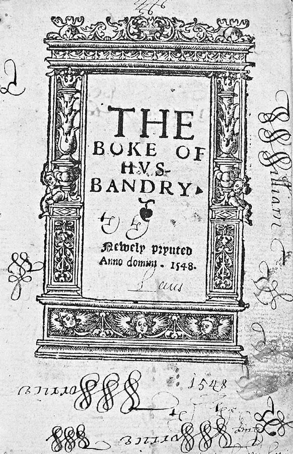 Рис 1 Титульная страница одного из изданий Книги о хозяйстве The Boke of - фото 1