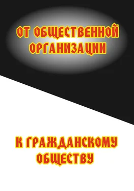 Сергей Минутин От общественной организации к гражданскому обществу обложка книги