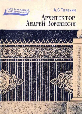 Александр Терехин Архитектор Андрей Воронихин обложка книги