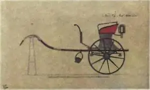 Коляска Рисунок из журнала Новый живописец за 1830 г 9 Для того чтобы - фото 1