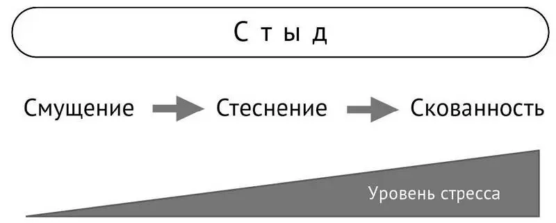 Рис 12 Формы стыда Смущение легкая форма стыда Его узнают по невербальным - фото 16