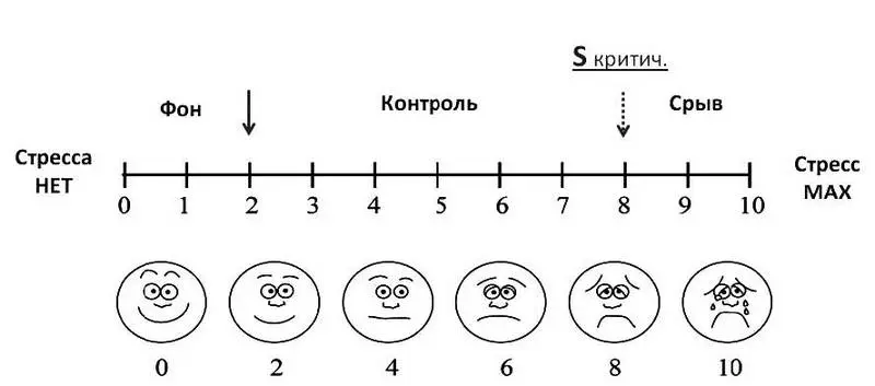 Рис 20 Шкала стресса Состояние когда стресса нет 0 баллов ситуативно и - фото 30