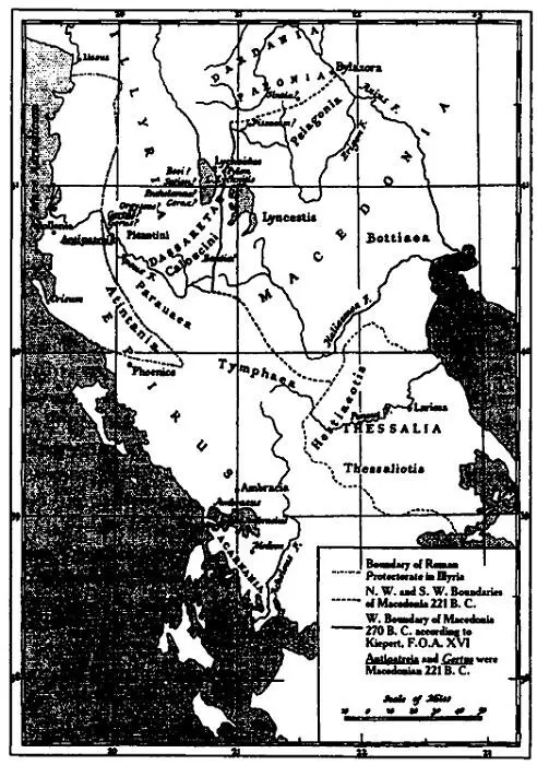 Рис 1 Иллирия в 221 г до н э Fine J Macedon Illyria and Rome 220219 - фото 3